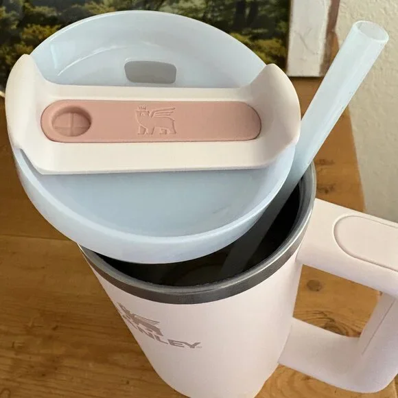 Stanely 30 oz Quencher Water Bottle Rose Quartz - Picture 6 of 12